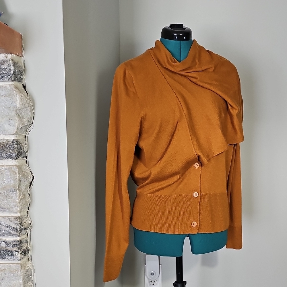 Women's Rust Color Brochu Walker Sweater. Sz S
